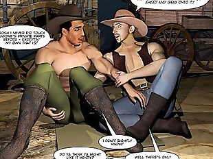 HOW THE WEST WAS HUNG 3D Gay Cartoon Anime..